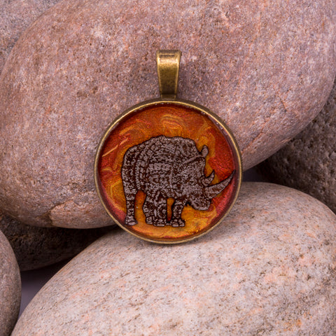 Mighty Rhino Pendant (#1209)